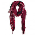 OAKLEE Red Woolen Scarf