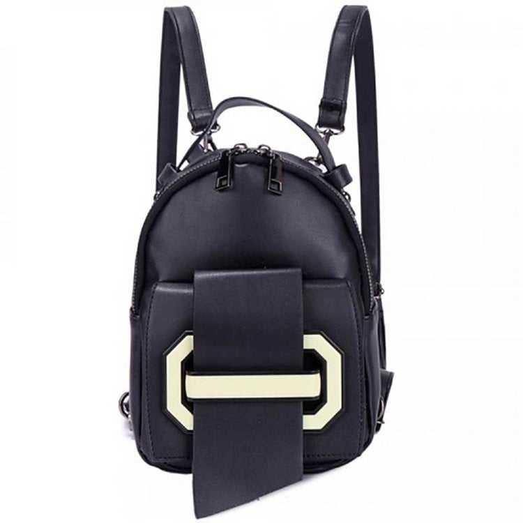 ASGARD Black Leather Backpack